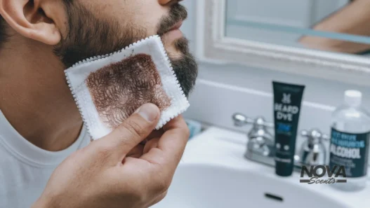 how to get beard dye off skin