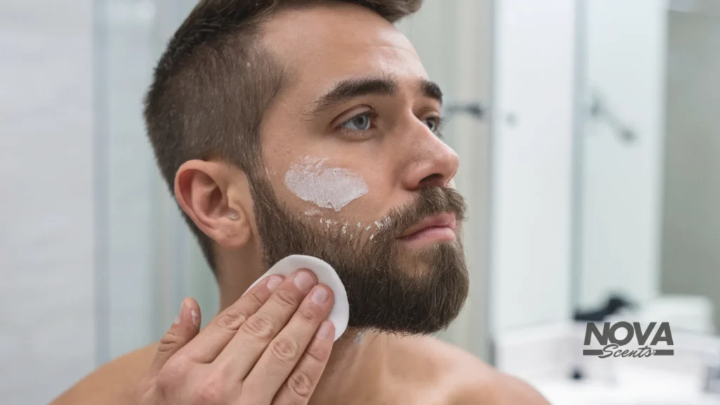 how to remove fresh beard dye stains