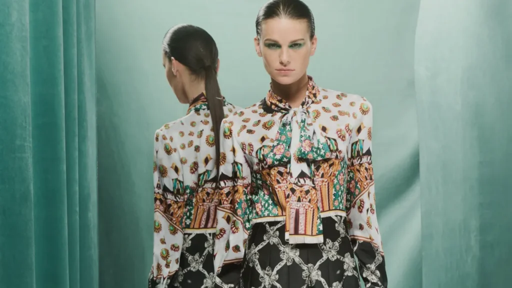 mary katrantzou revisits iconic prints with a fresh perspective