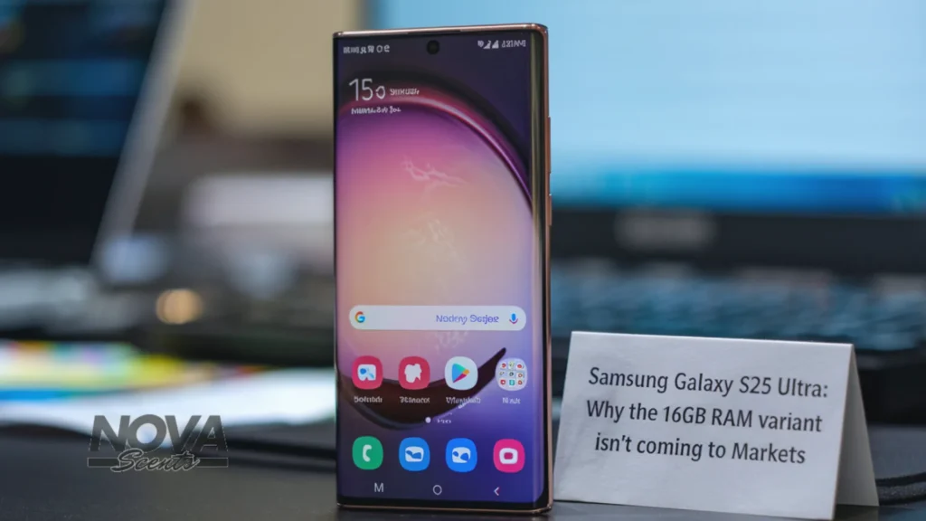 samsung galaxy s25 ultra why the 16gb ram variant is not coming to markets