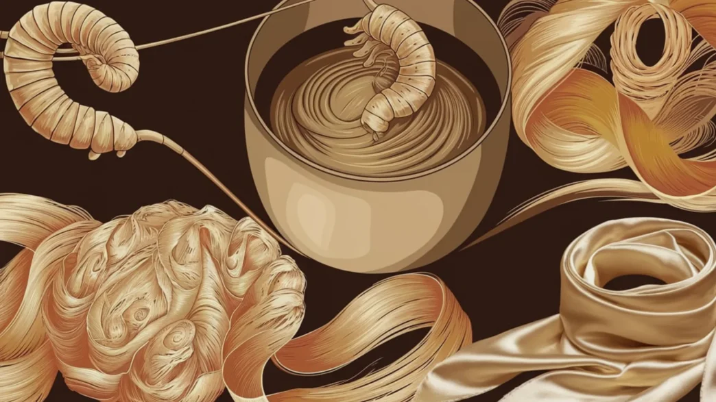 the journey of silk from silkworm cocoon to luxurious fabric