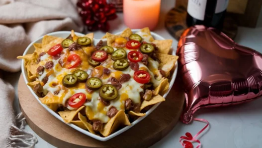 valentine’s day with tiktok’s sweetest trend melt your heart nachos