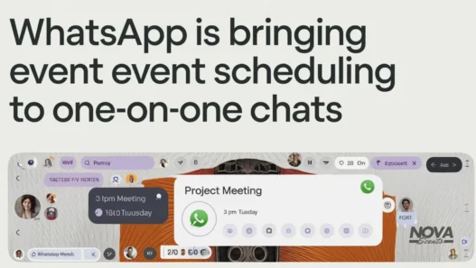 whatsapp is bringing event scheduling to one on one chats