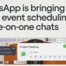 whatsapp is bringing event scheduling to one on one chats