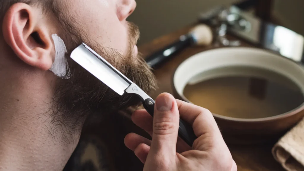 which direction to shave