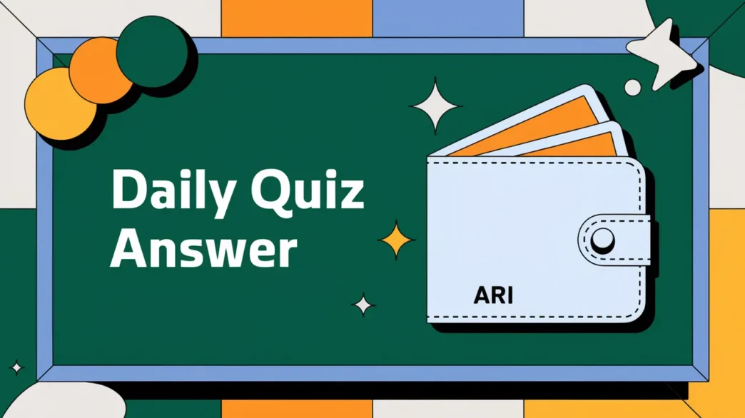 ari wallet daily quiz answer