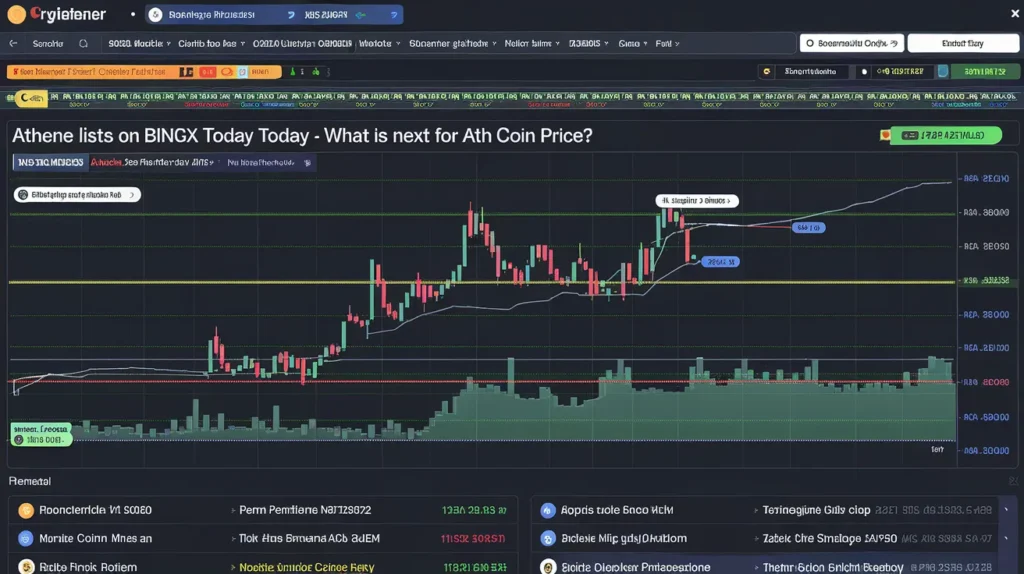 athene lists on bingx today what is next for ath coin price