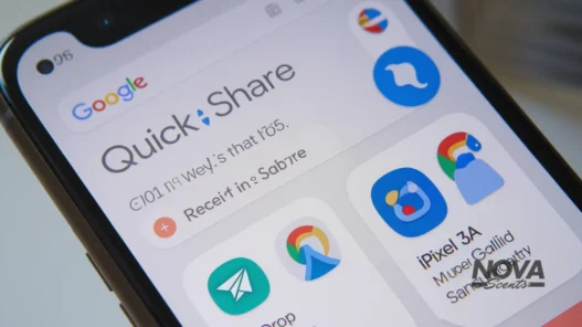 google's quick share levels up with this airdrop feature