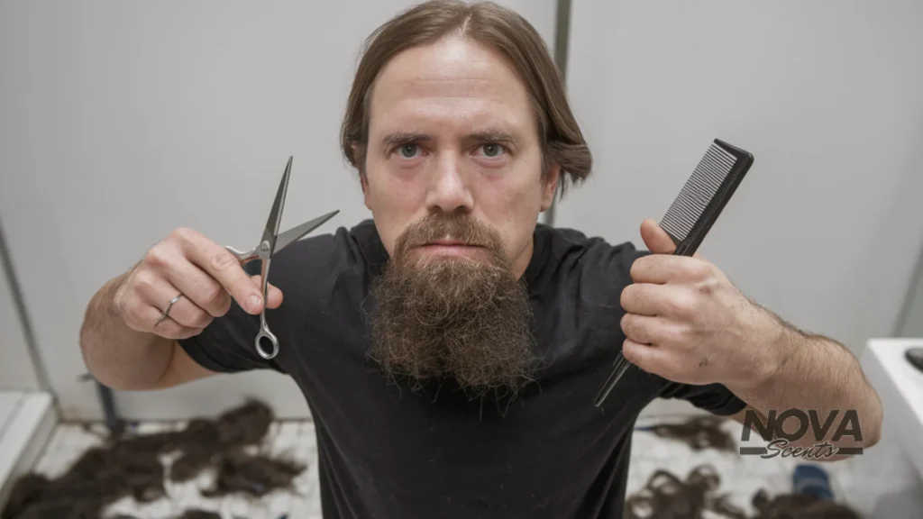 how to growing, trimming, and maintaining a long goatee
