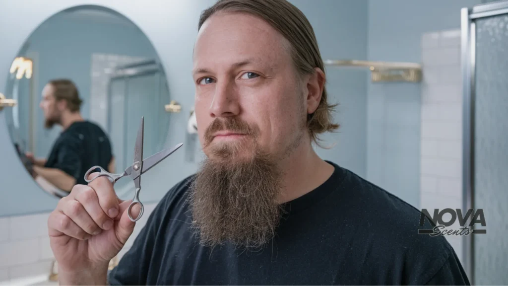 how to growing, trimming, and maintaining a long goatee