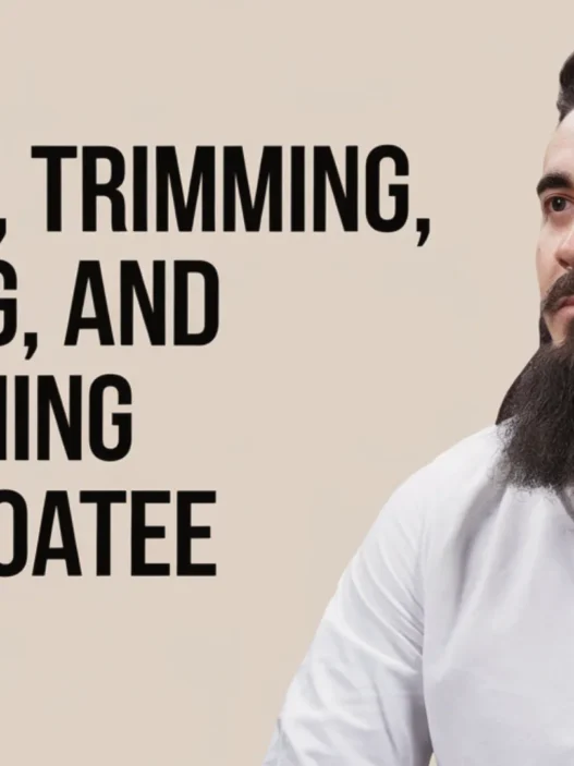 how to growing, trimming, and maintaining a long goatee